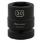 Dynamic 1" Drive Standard Socket, Black Phosphate, Tools 30MM X 1" Drive, 6 Point Standard Length D025030 - alternate 2